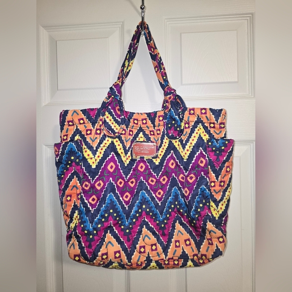 Marc By Marc Jacobs Quilted Pattern Tote Bag - Multicolor EUC - Picture 13 of 13